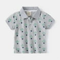 thumbnail image 3 of Vedolay Summer Tops For Boy Boys Plaid Short Sleeve Shirt Casual Button Down Checked with Chest Pocket,GY2 5-6 Years, 3 of 4