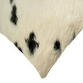 thumbnail image 2 of 18" x 18" x 5" White And Black Cowhide  Pillow, 2 of 3