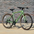 thumbnail image 3 of Ozark Trail 700C G.1 Explorer Flat Bar Gravel Bike, Medium Frame, Fits Riders 5'5" - 5'10", Green, Adult, Unisex, Online Only, 3 of 9