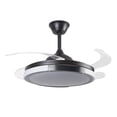 thumbnail image 3 of Lampara Ventilador de Techo LED Iris Luxica Lighting Negro, 3 of 7