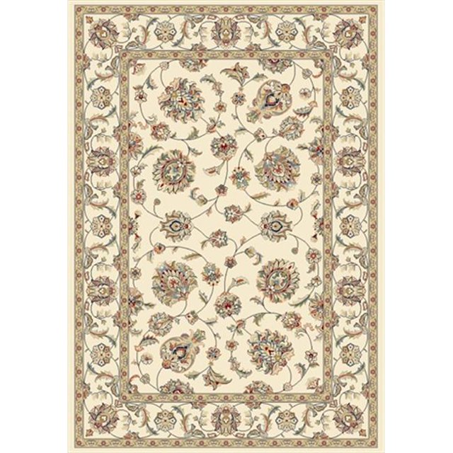 Dynamic Rugs AN212573656464 Ancient Garden 2 ft. 2 in. x 11 in. 57365-6464 Rug - Ivory/Ivory