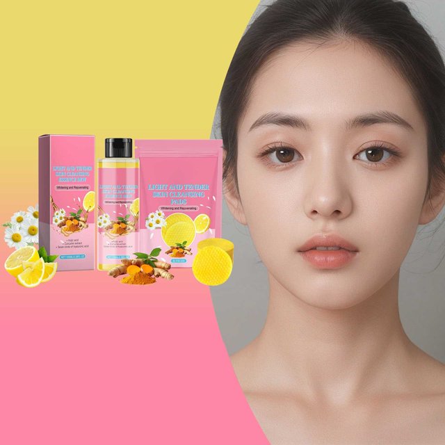 Turmeric Rejuvenating Cleansing Serum Set Refreshes And Cleanses The Skin With Natural Turmeric 100ml