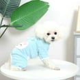 thumbnail image 4 of Comfortable Puppy Nightshirt Soft Tracksuit Rompers Jumpsuit Dog Clothes Sleepwear Pajamas RED XXL, 4 of 8