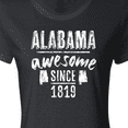 thumbnail image 4 of Inktastic Alabama Awesome Since 1819 Women's T-Shirt, 4 of 5