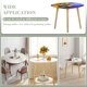 thumbnail image 3 of Oso, agente especial-theme Fitted Round Tablecloths Elastic Edged Table Covers Waterproof Table Cloth for Kitchen Holiday Party Tables Decor 120cm, 3 of 6