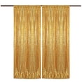 thumbnail image 1 of Cortinas de Fondo con Lentejuelas TCBESTO Dorado 1.2 m x 2.4 m 2 Paneles, 1 of 6