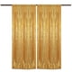 thumbnail image 1 of Cortinas de Fondo con Lentejuelas TCBESTO Dorado 1.2 m x 2.4 m 2 Paneles, 1 of 6