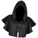 thumbnail image 5 of Capa con capucha gótico Capa del Unisex Fi Halloween medieval Capa elegante Negro Soledad Capa con capucha, 5 of 7