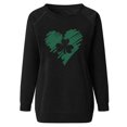 thumbnail image 4 of Besolor Chandails de la Saint-Patrick pour Femmes 2024 Imprimés Col Rond Manches Longues Hauts Décontractés Amples Chandail Blouse Tee, 4 of 4