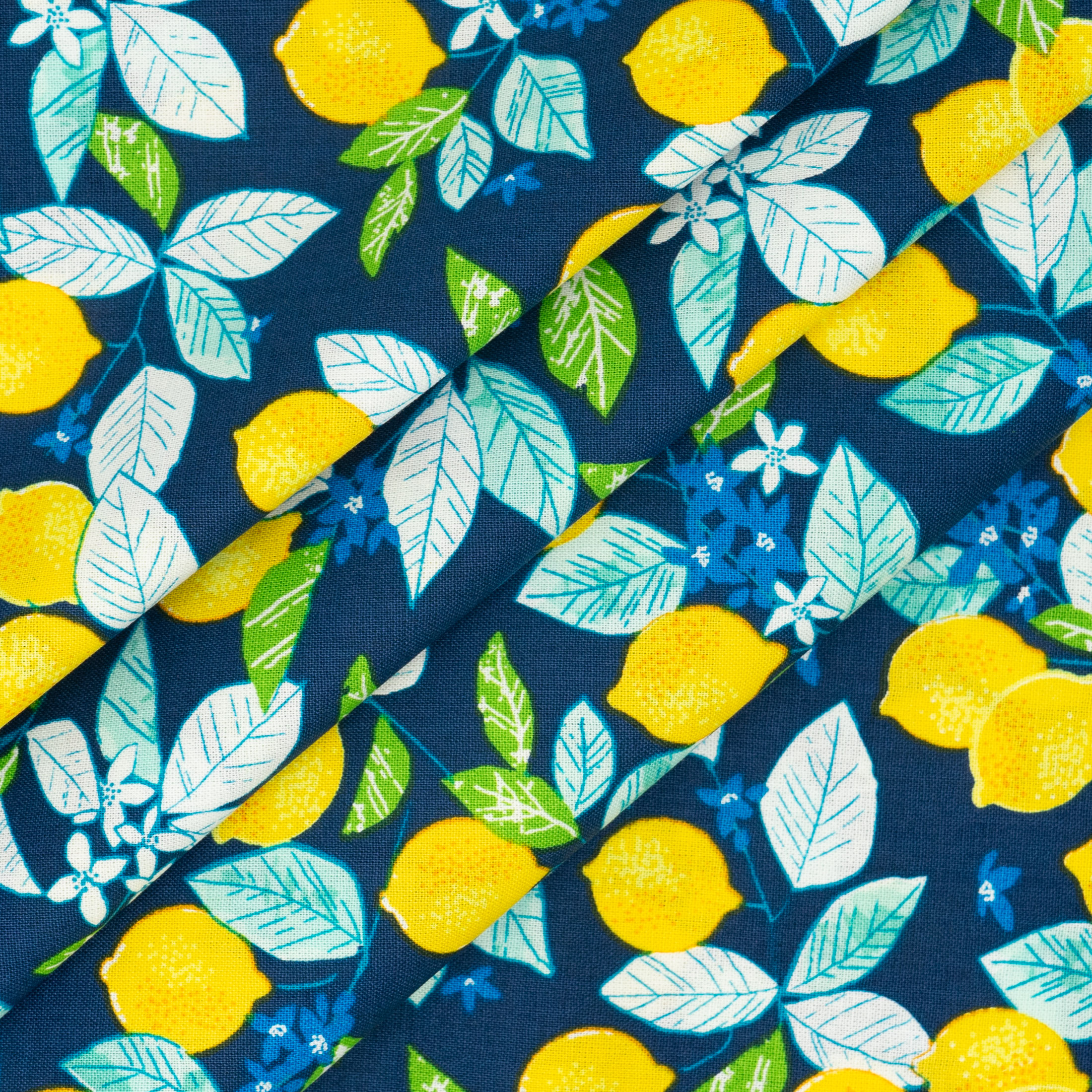 Waverly Inspirations 1 Yard Cut 100% Cotton Prints Fabric, Lmn Lq Ink, 44" Wide for Quilting & Sewing