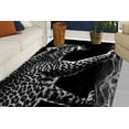 thumbnail image 3 of Thin Rug, Easy to Clean Rug, Decorative Rugs, Loft Rug, Animal Rug, Leopard Rugs, Leopard Rug, Modern Rugs, Personalized Rug, Black Rug, 1.7'x2.3' - 50x70 cm, 3 of 8