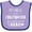 Lavender and Purple, variant on Inktastic My Uncle is a Firefighter and a Hero Boys or Girls Baby Bib