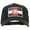 Black, variant on Colorado State Flag Heat Transfer 5 Panel Pro Style Twill Brushed Cap - Black OSFM