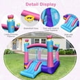 thumbnail image 6 of Gymax Inflatable Bounce House 3-in-1 Princess Theme Inflatable Castle w/ 680W Blower, 6 of 9