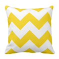 thumbnail image 1 of BOSDECO Colorful Garden Sunshine Yellow Chevron Patio Pillowcase Cover 16x16 inch, 1 of 1