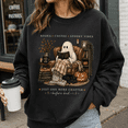 thumbnail image 4 of Halloween Shirt, Books Coffee Spooky Vibes Ghost Reading Sweatshirt, Just One More Chapter Before Bed Book Lover Hoodie, Cozy Fall Reader Gift, 4 of 9