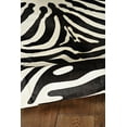 thumbnail image 3 of Linon Cowhide Stencil Full Skin in Black, 3 of 6