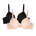 thumbnail image 1 of Fruit of the Loom Women's 2-Pack T-Shirt Bra, 1 of 2