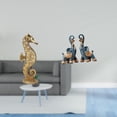 thumbnail image 2 of Figura De Elefante De Resina Dorada, Adorno Escultural Para Oficina, Armario, Dormitorio, Sala De Estar, Chimenea, Arte Moderno, Artesanía Coleccionable, Regalo Decorativo, Estatua Para, 2 of 8