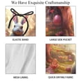 thumbnail image 4 of luoweisi Men's Beach Shorts Quick Dry Swim Trunks with Mesh Lining Easter Rabbit 2XL, 4 of 5