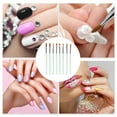 thumbnail image 5 of Unique Bargains 1 Set Multifunctional Nail Painting Brushes for Home DIY Green Silver Tone, 5 of 6