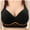 Black, variant on Womens Bra,Summer Plus Size Bra,Womens Solid Color Comfortable Hollow Out Perspective Everyday Bras No Rims,Pink,L