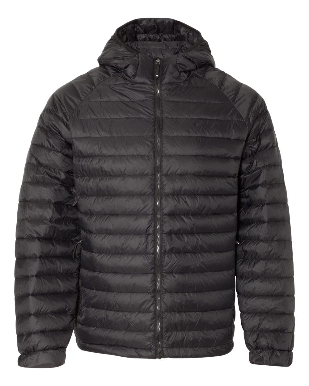 hooded packable down jacket
