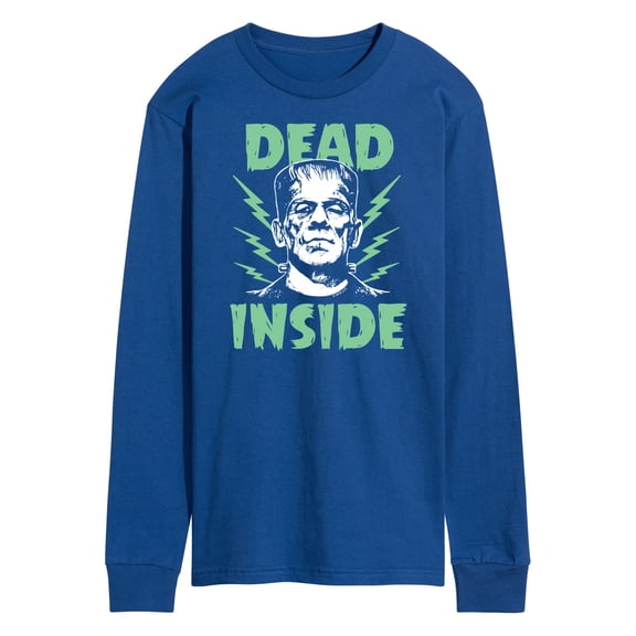 Classic Monsters - Frankenstein - Dead Inside - Electrified - Men's Long Sleeve T-Shirt