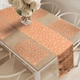 thumbnail image 2 of Ambesonne Fruit Table Runner & Placemats, Juicy Circle Orange Slices, Placemat 4 pcs + Runner 16"x90", Seafoam Pale Vermilion, 2 of 2