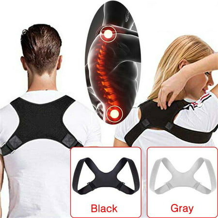 Back Brace Posture Corrector for Men and Women Adjustable, Pain Relief Correct Poor Posture, Comfortable Upper Back Belt Clavicle
