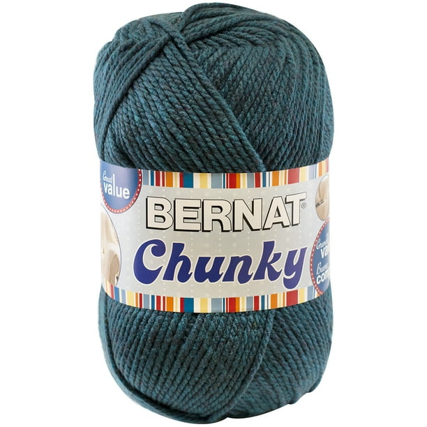 Bernat Big Ball Chunky Solid Yarn, 14 oz, Gauge 6 Super Bulky, 100