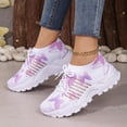 thumbnail image 3 of Women's Walking Shoes Composite Toe Work Barefoot Sneakers Shoes Breathable Flexible Fashion Sneakers for Daily Wear Purple Size 7, 3 of 6