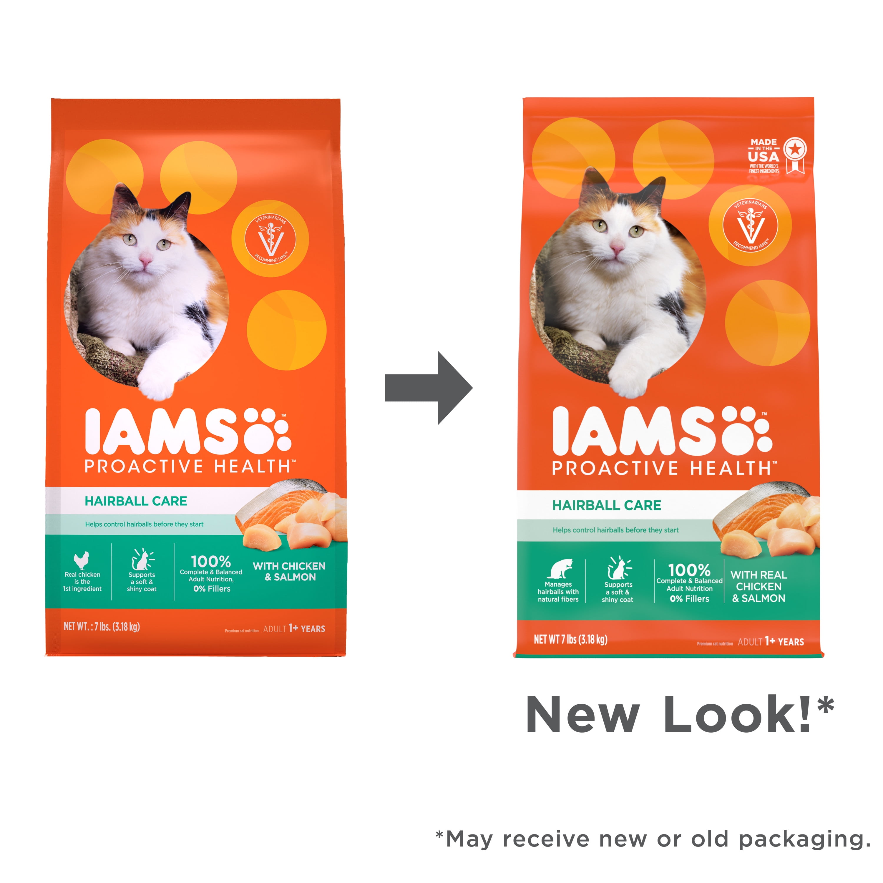 iams proactive health hairball care