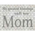 thumbnail image 2 of Boyer, Susie 18x15 White Modern Wood Framed Museum Art Print Titled - My Greatest Blessings Call Me Mom, 2 of 4
