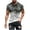 Dark Gray, variant on UVEASISHA Clearance Sales Mens Shirt Big and Tall Short Sleeve 3D Print Graphic Tee Shirts Muscle Tops Casual Loose Crewneck Pullover Trendy Clothes 2025