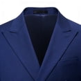 thumbnail image 3 of Beauty-Emily Men's Classic Double-Breasted Suit Set – Slim Fit 2-Piece Blazer & Pants, Formal Business Suit for Office, Wedding & Events, 3 of 11
