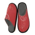 thumbnail image 2 of IAUYY Memory Foam House Slippers Suitable for Both Men and Women. Comfortable, Anti-Slip Plush Flat-Bottomed Slippers The Best Holiday Gift Rose Logo, 2 of 9