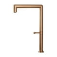 thumbnail image 1 of Brushed Gold Kitchen Sink Faucet Deck Mount Rotatable Water Mixer Tap, Stainless Steel Brushed Kitchen Faucet ,Versatile Features, 1 of 7