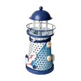 thumbnail image 1 of EZLIFE Faro de madera, decoración de playa, faro náutico, mini adorno para decoración del hogar, de J4B7, 1 of 7