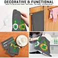 thumbnail image 4 of Irish Gnomes Shamrocks Kitchen Dish Towels Set of 6 Absorbent Hand Towels, Lint-Free 18"x28" Spring St. Patrick¡¯s Day Dishcloths Fast Drying for Cooking Baking Home Clean, 4 of 7