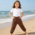 thumbnail image 4 of Bixock Boys High Waist Sweatpants with Side Pockets Kids Solid Color Loose Casual Joggers Comfortable Workout Activewear Boys Clothings Size 2-3Years, 4 of 6