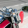 thumbnail image 4 of unbranded 1Par Red Motorcycle Handlebar Guards Offering Impact and Windshield Protection, 4 of 6