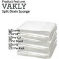 thumbnail image 2 of Vakly Sterile Split Drain Gauze Sponge - 4"X4" 6-Ply Bandages, 300 Packs of 2 Precut Pads, 600 Total, 2 of 2