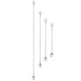 thumbnail image 3 of 4Pcs Necklace Chain Extenders Bracelet Extension Chain Portable Chains Extension Chains, 3 of 7