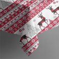 thumbnail image 5 of Red and White Christmas Reindeer Pattern Square Tablecloth,Waterproof Square Table Cover,Wipeable Spillproof Washable Table Cover for Home Kitchen Party Decor 42"X42"(107x107cm), 5 of 6