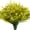 Yellow, variant on GRNSHTS 10PCS Artificial Lavender Flowers,Fake Greenery Faux Plastic Artificial Flowers UV Resistant Lavender Bouquets for Wedding Hanging Bouquet Indoor Outdoor Home Garden Office Table Vase