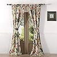 Global Trends Botanical Curtain Panel 4 Piece Set, 84" long x 42" wide (x2)