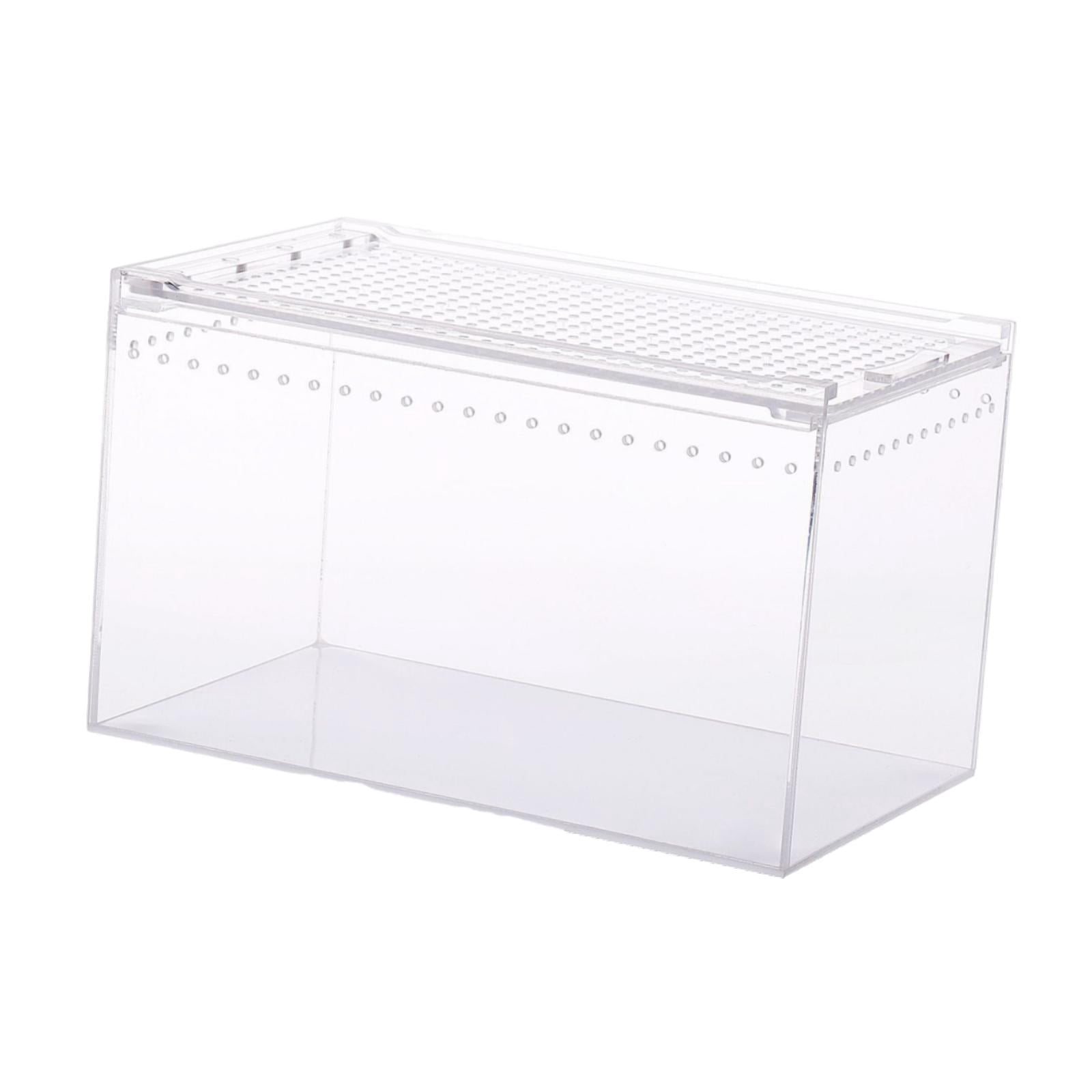 EHJRE Reptile Terrarium Professional Enclosure Cage for Snake Hermit Crabs Lizards