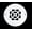 Powder Coated White, variant on Achtek 3.5" Duct Opening Solid Cast Aluminum Round Grille ( 5" Round Overall) | Powder Coated White- Without Holes for Floor
