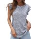 thumbnail image 2 of Mujer suelta casual manga corta cuello redondo estampado casual blusa camiseta túnica tops Fridja  ghk5561, 2 of 5